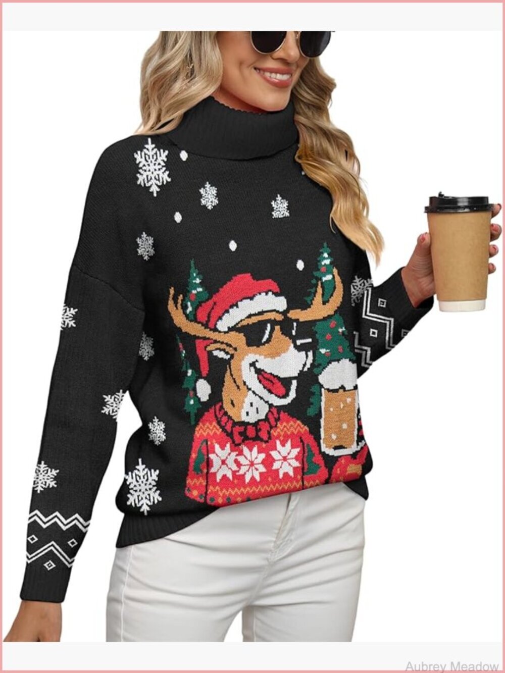 Chunky Oversized Turtleneck Batwing Sleeve Pullover Sweater